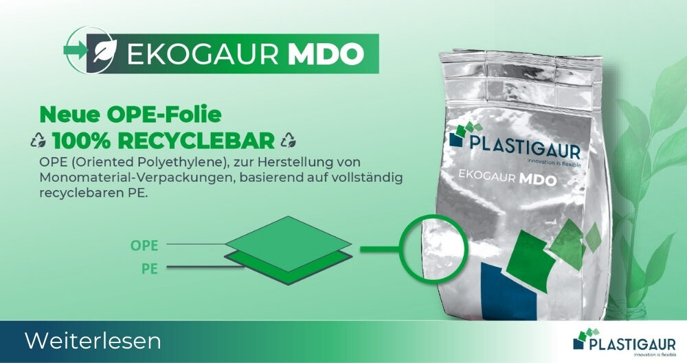 Plastigaur popup ekogaur MDO neue OPE-folie recyclebar 1